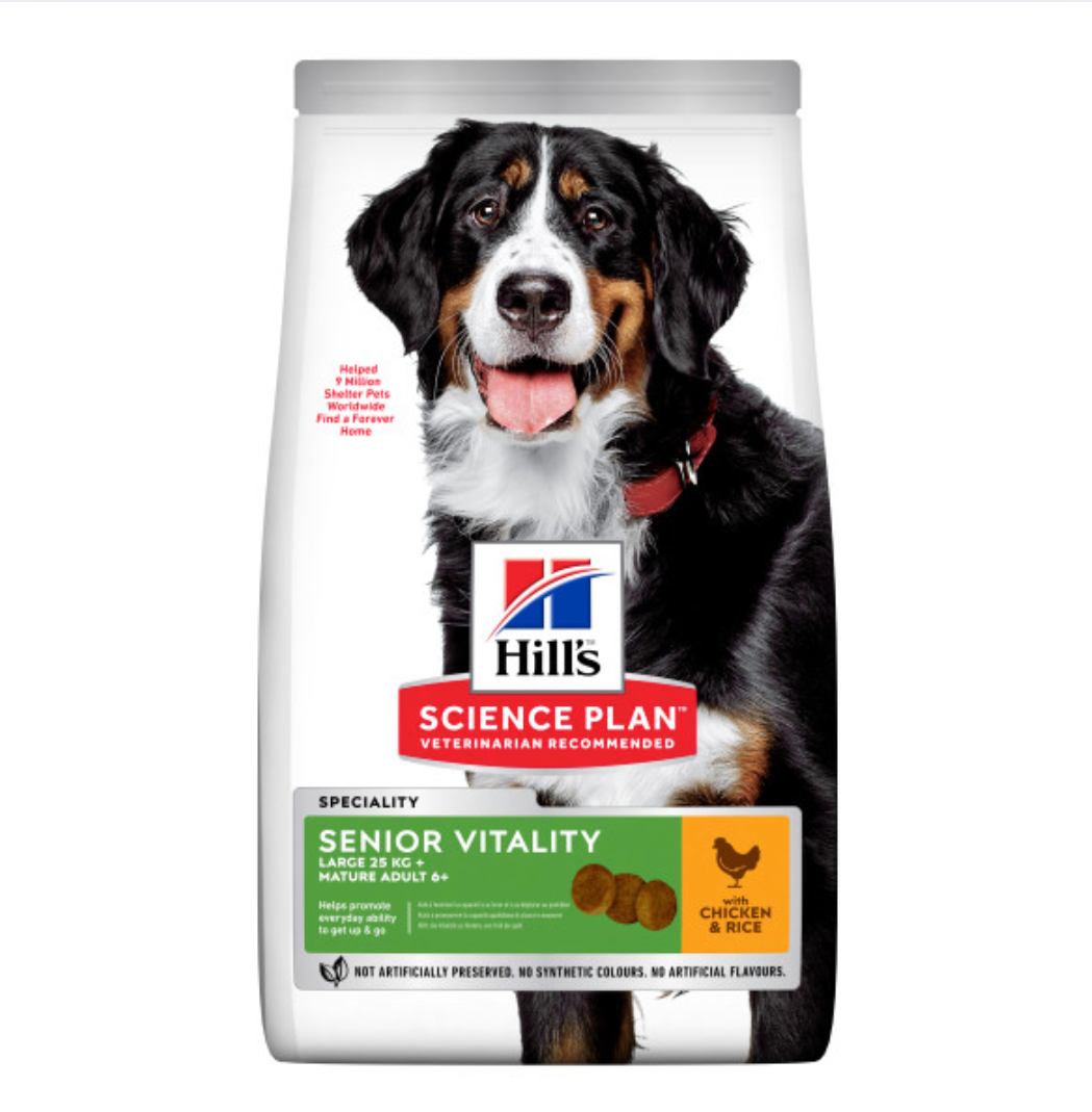 Hills Science Plan Canine Senior Vitality Large 6+