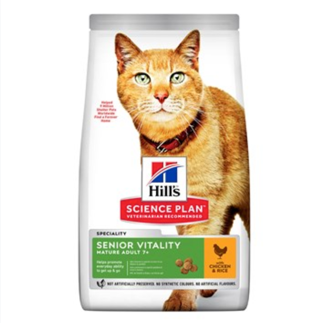 Hills Science Plan Feline Senior Vitality Mature Adult