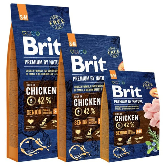 Brit Premium Dog Senior Small+Medium Dog Food